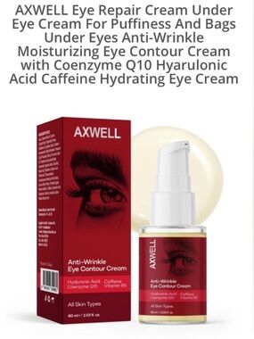 Axwell Anti-Wrinkle Eye Contour Cream – 2.03 oz new and sealed